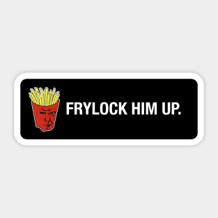 Trump Frylock Sticker